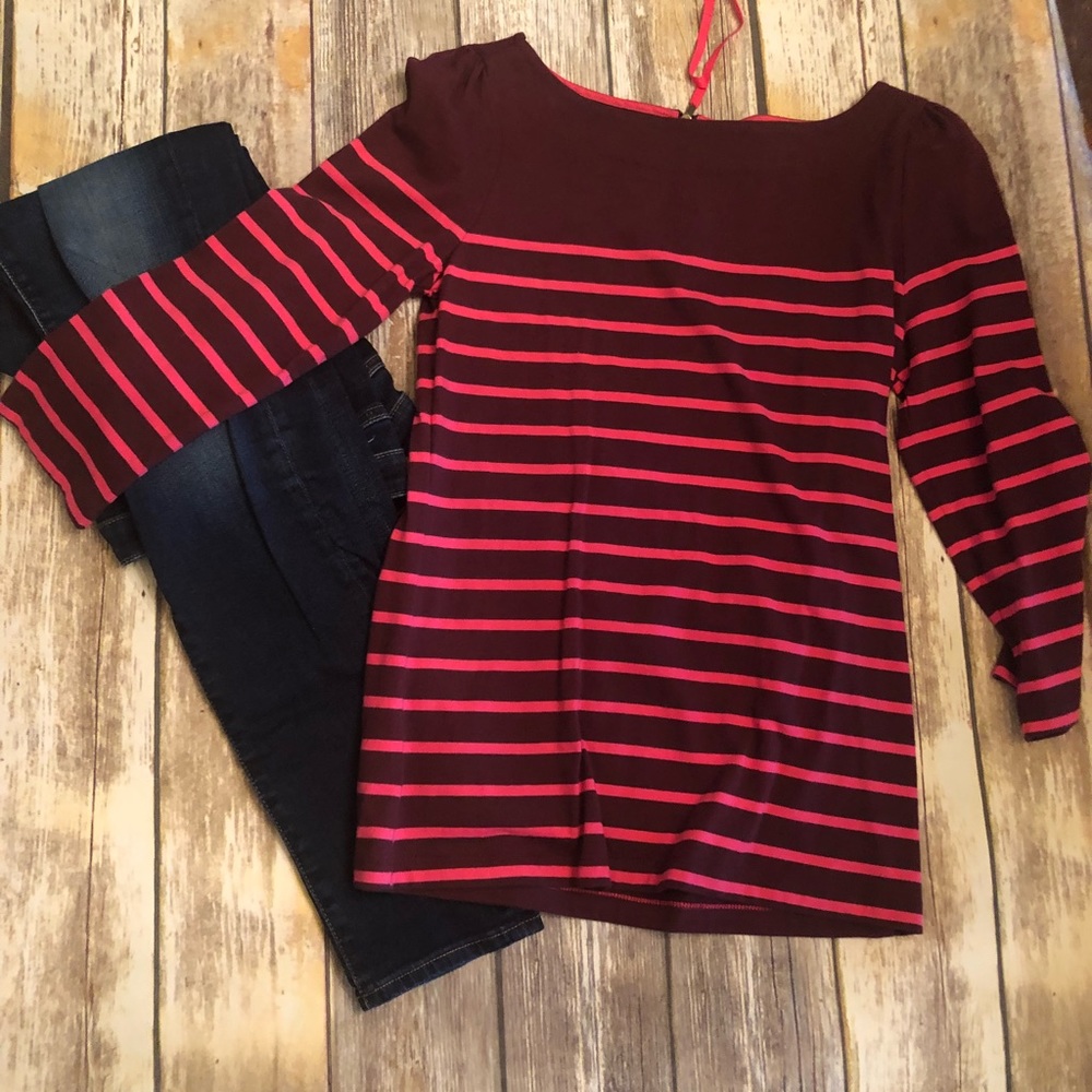 Loft 3/4 Sleeve Boatneck Shirt